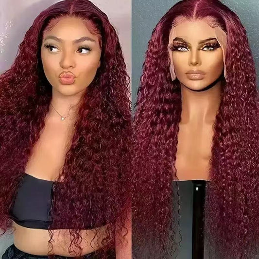 Synthetic Fiber Curly Wig (Various Colors)