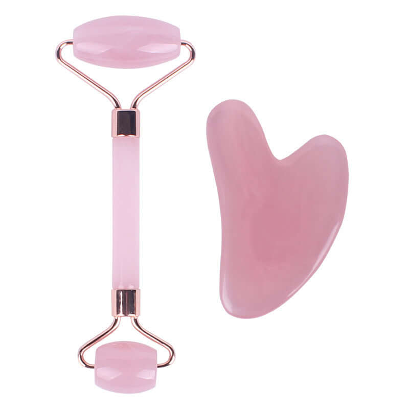 Facial Massage Double-Headed Roller with Gua Sha Tool
