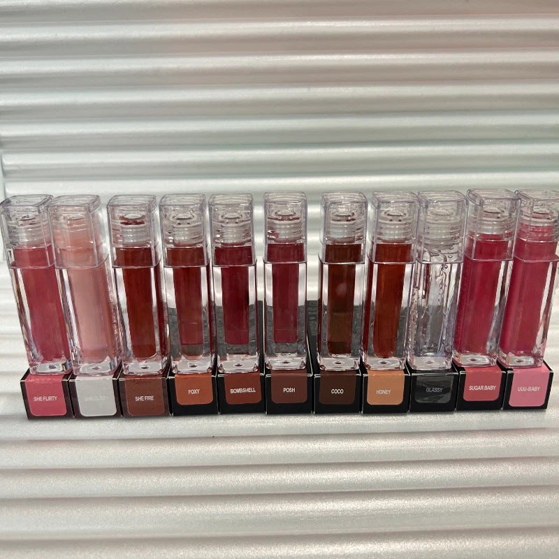 Huda Beauty Dupe Moisturizing Lip Gloss with Extra Shine