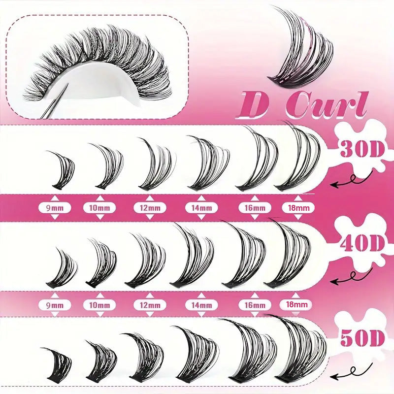 Eyelash Clusters - Easy To Use Lash Extensions