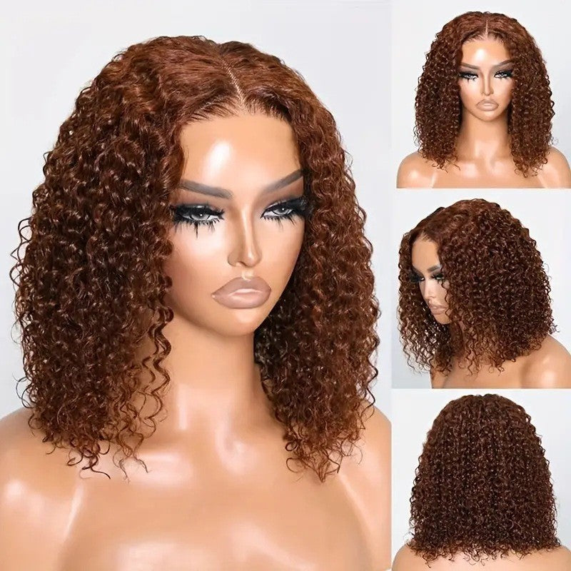 Short Curly Water Wave Synthetic Wig