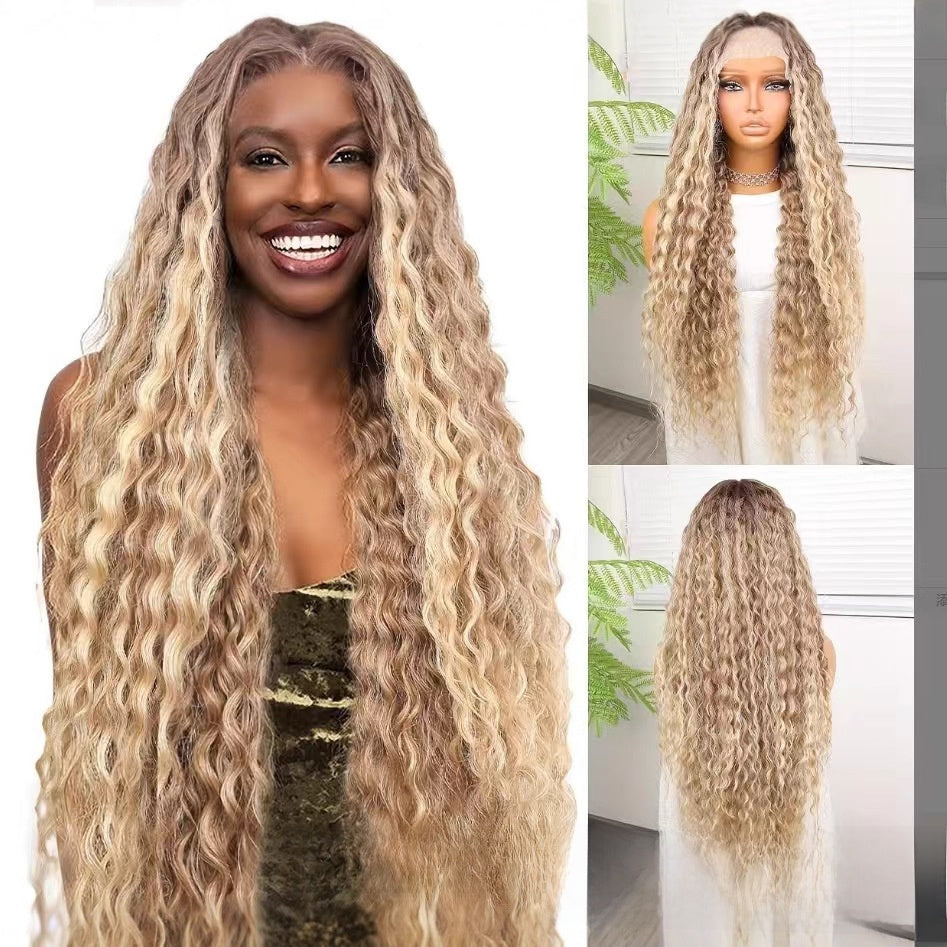 Synthetic Fiber Curly Wig (Various Colors)